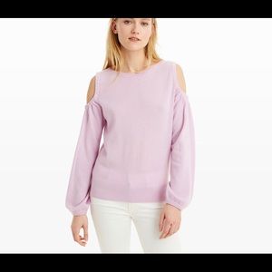 Club Monaco Cashmere Cold Shoulder Sweater
